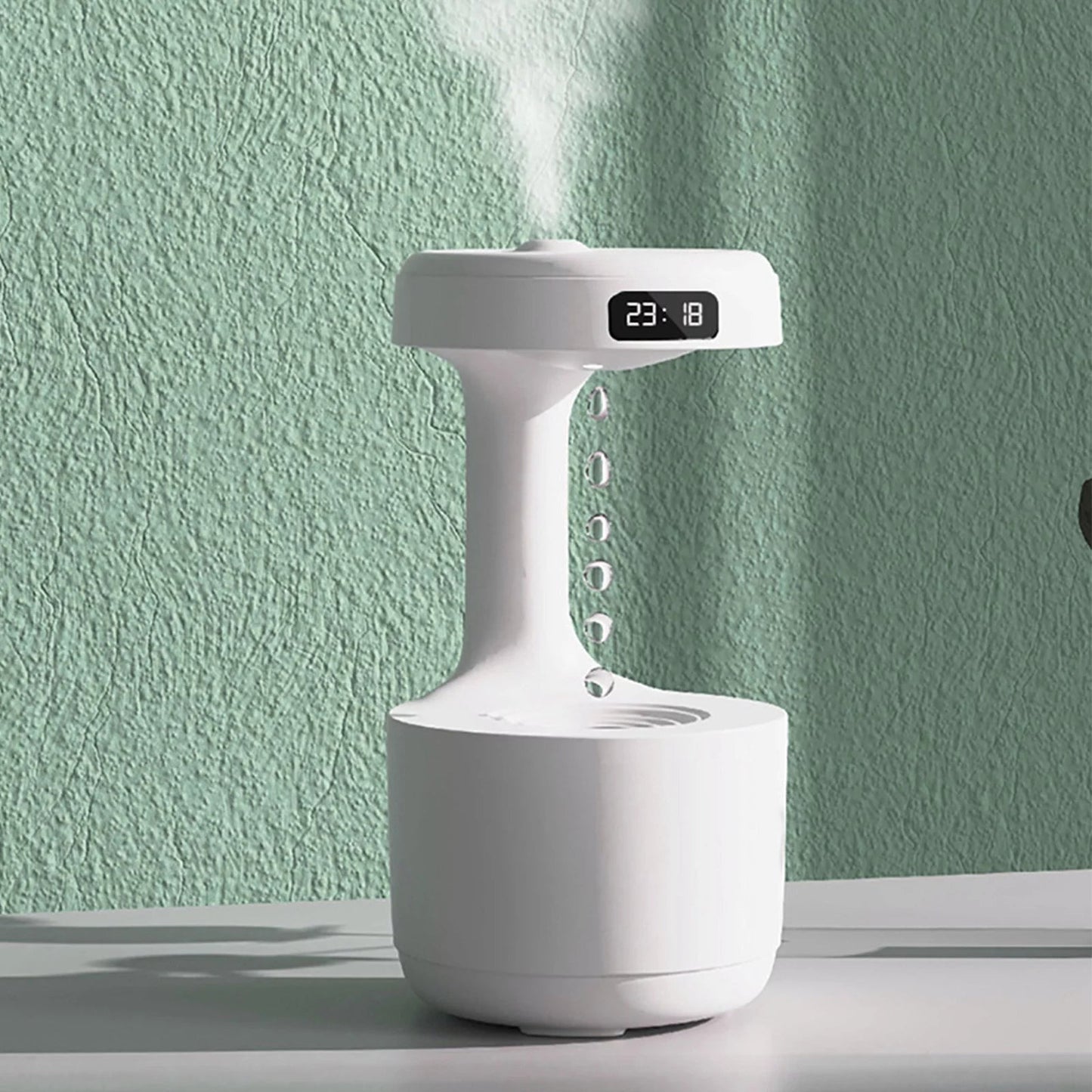 Anti-Gravity USB Humidifier - Elegant Fogging Droplet for Bedroom & Office
