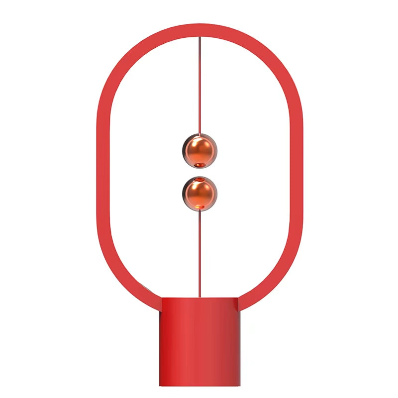 2022 USB Powered Mini HENG Ellipse Magnetic Mid-Air Switch Night Light – Stylish LED Table Lamp for Home & Office Decor