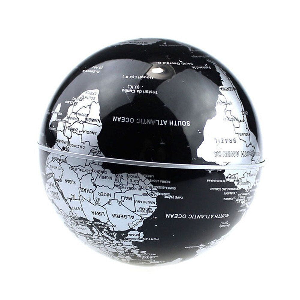 Floating Globe with LED Lights C Shape Magnetic Levitation Floating Globe Wor...