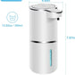 Automatic Soap Dispenser Touchless Foaming Soap Dispenser 380Ml USB Rechargeable Electric 4 Level Adjustable Foam Soap Dispenser